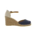 thumbnail image 2 of White Mountain Womens Mamba Canvas Ankle Strap Espadrilles, 2 of 3