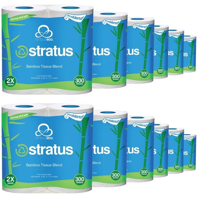 Nimbus NE3004812 DTC Extra Soft Bamboo Bath Tissue 300 Sheets