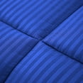 thumbnail image 6 of DNG Creations 1 Piece Damask Stripe Comforter 100% Egyptian Cotton 550 GSM Filling ( Full/Queen Size ) All Season 800 Thread Count - Stripe Royal Blue Colour, 6 of 6