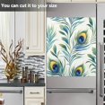 thumbnail image 3 of Yayeee Magnetic Dishwasher Cover for The Front Decoration Home Kitchen Machine Sticker Protector, Peacock Feather, 3 of 6
