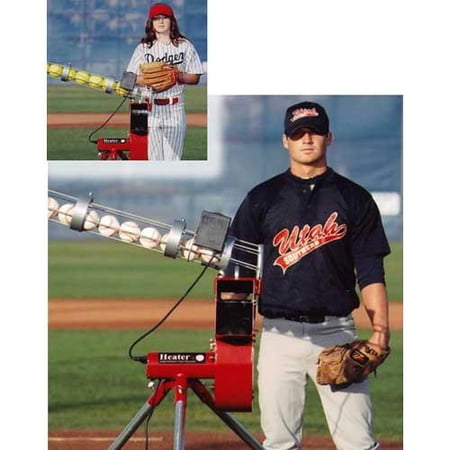 Trend Sports Heater Baseball/Softball Combo Pitching Machine with Auto Feeder