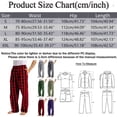 thumbnail image 2 of Mrzhqd Men Plaid Pajamas Pants Casual Fashion Comfortable Loose Sleepwear Pant Red Size S, 2 of 4