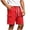 Red, variant on vdgthytj Cargo Shorts for Men Elastic Waist Drawstring Loose Fitted Summer Hiking Travel Beach Shorts with Pockets