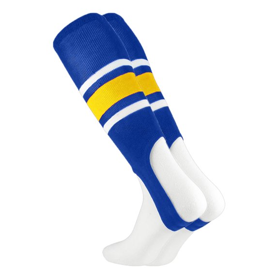 Baseball Stirrups Pattern E (Royal/Gold/White, Medium)