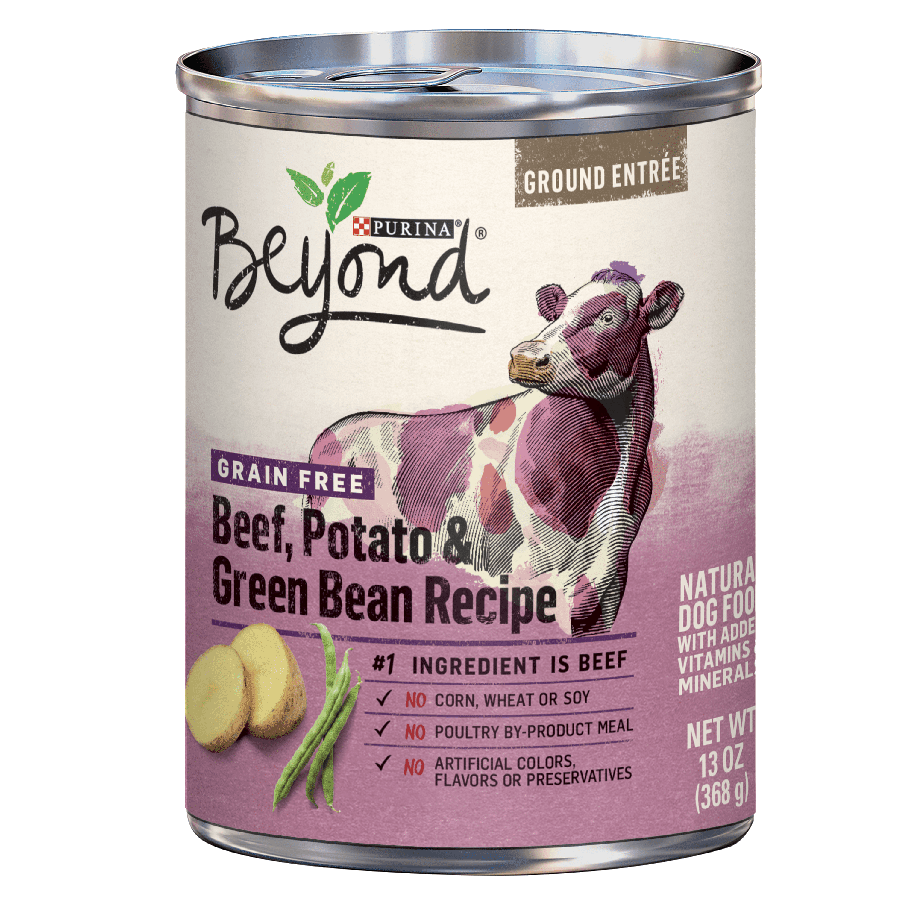 Purina Beyond Grain Free Beef, Potato & Green Bean Recipe Purina Beyond Grain Free Beef, Potato & Green Bean Recipe