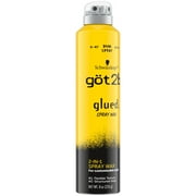 got2b Glued Spray Wax, 2-in-1 Dual Hair Spray Nozzle for Flexible Texture & Hold, 8 oz