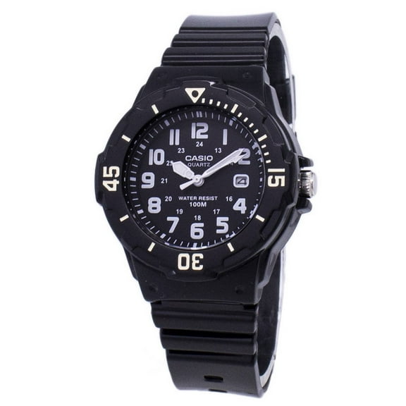 Casio Enticer Analog Black Dial LRW-200H-1BVDF LRW-200H-1BV Women's Watch