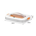 thumbnail image 1 of Dumplings box, food grade sealed refrigerator storage box, home cooking dumplings, wonton fresh guard box, frozen special box, 1 of 5