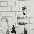 thumbnail image 2 of Soporte para esponja de cocina Macarena accesorios de baño cesta de almacenamiento gris, 2 of 8