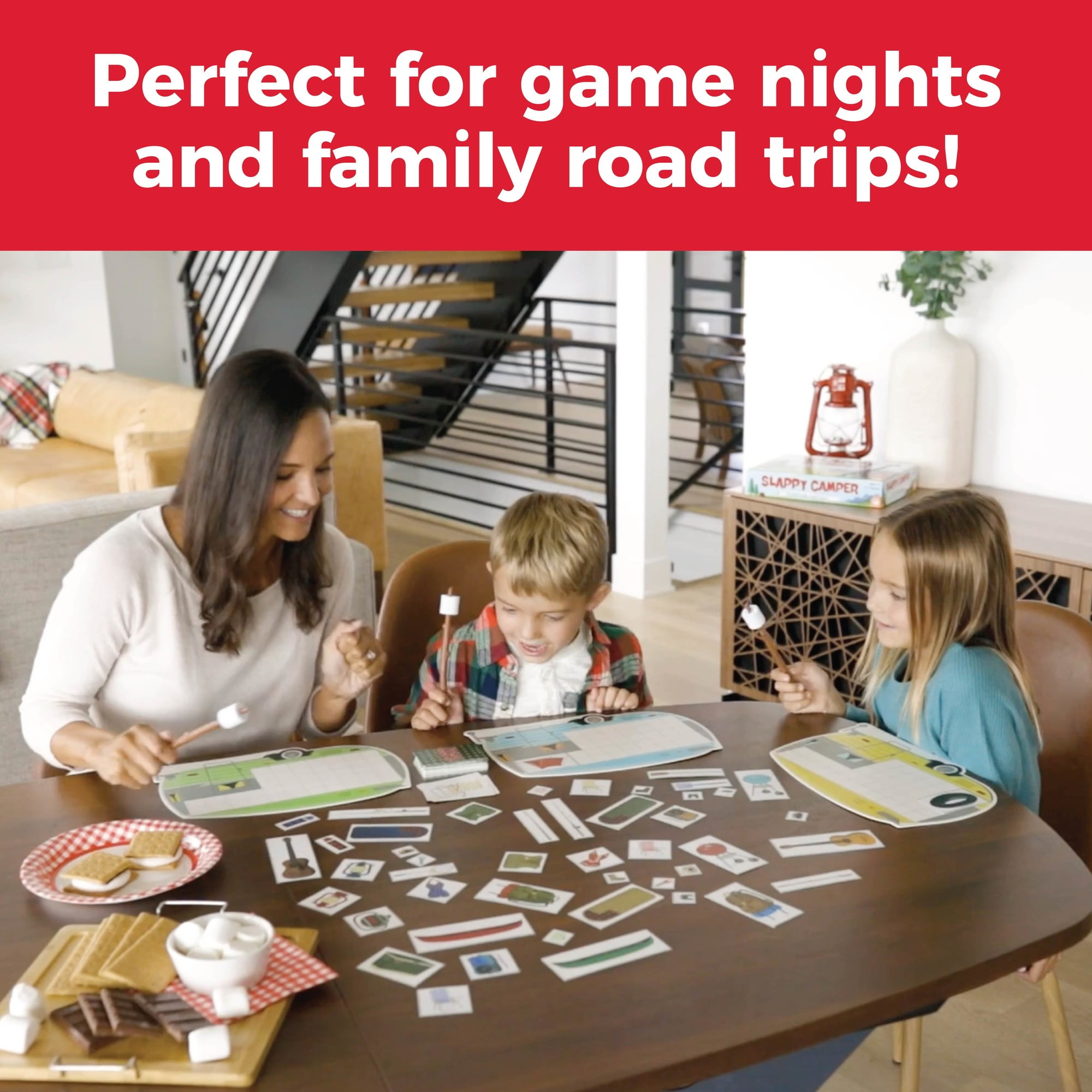 MindWare Slappy Camper Game for Quick Thinking, Reflexes, and Storytelling, 2-4 Players