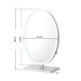 thumbnail image 2 of Impressions Vanity Heiress Plus Tabletop Vanity Mirror with Lights, Makeup Desk Mirror (White), 2 of 9