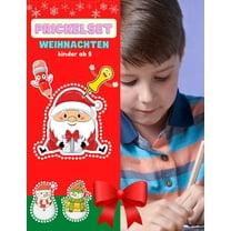 Prickelset Weihnachten Kinder Ab 5: Prickelset Für Kinder Ab 5, 6, 7 - Prickelbilder Weihnachten Malen Und Prickeln Für Kinder - Prickelnadel Set (Paperback)
