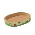 thumbnail image 3 of Runquan Cat Scratcher Bed Exercise Grinding Claw Rest Playing Corrugated Scratch Pad Oval L, 3 of 8