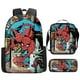 thumbnail image 5 of Marvel Comics Spider-Man mochila escolar de Manga para estudiantes, bolsa fresca de gran capacidad, mochila ligera de dibujos animados a la moda, bolsa de almuerzo escolar, 5 of 5