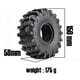 thumbnail image 2 of 150*58MM 22 Inches Tires Oversized Rubber Climbing Tires For 1:10 RC Car Axial SCX10 90046 AXI03007 D90 Traxxas TRX-4, 2 of 5