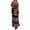Black, variant on Bibifish Mexican Dresses For Women Off Shoulder Red Floral Print Long Maxi Dresses Summer Cinco De Mayo Party Dresses With Belt