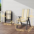 thumbnail image 3 of Outsunny Ensemble de 2 Chaises d'Extérieur en Osier avec Dossier Réglable à 5 Positions, 3 of 10