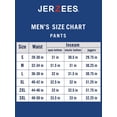 thumbnail image 2 of Jerzees Men's Adult Elastic Bottom Sweatpants, Black Heather, X-Large, 2 of 5