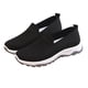 thumbnail image 2 of Zapatillas deportivas informales, ligeras, transpirables, antideslizantes, de suela blanda y planas, de moda, talla 38, negras, para mujer, 2 of 8