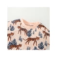 thumbnail image 4 of Franhais Baby Two Pieces Clothes Outfit, Tiger Printed Short Sleeve Romper + Shorts Summer Clothing Set, 4 of 9