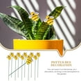 thumbnail image 6 of RENACLIPY Yellow Metal Garden Stakes for Outdoor Yard Decoration and Landscaping, 6 of 8