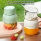 thumbnail image 3 of 500ml Portable Electric Juicing Cup Cordless Rechargeable 10 Blades Electric Juicing Blender Cup for Home Travel Sport Green, 3 of 4