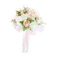 thumbnail image 2 of Ramo de novia, ramo de rosas artificiales, accesorios de boda hechos a mano, elegante para aniversario., 2 of 8