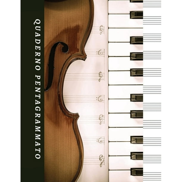 Il Mio Quaderno Di Musica : Quaderno Pentagrammato Per Bambini: 6