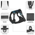 thumbnail image 6 of Fotbe Cool Blue Light Wolf Pattern Dog Harness, No-Pull Pet Harness with 2 Leash Clips, Adjustable Soft Padded Dog Vest with Easy Control Handle for Large Dogs-X-Large, 6 of 6