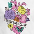 thumbnail image 3 of CafePress - Self Love Club Heart Long Sleeve T Shirt - Women's Long Sleeve Graphic Casual T-Shirt, 3 of 4
