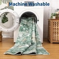 thumbnail image 5 of Garvee 5'x7' Modern Abstract Area Rug Washable Accent Carpet, Non-Slip Low Pile Indoor Mat for Living Room Bedroom Home Office, Green, 5 of 8