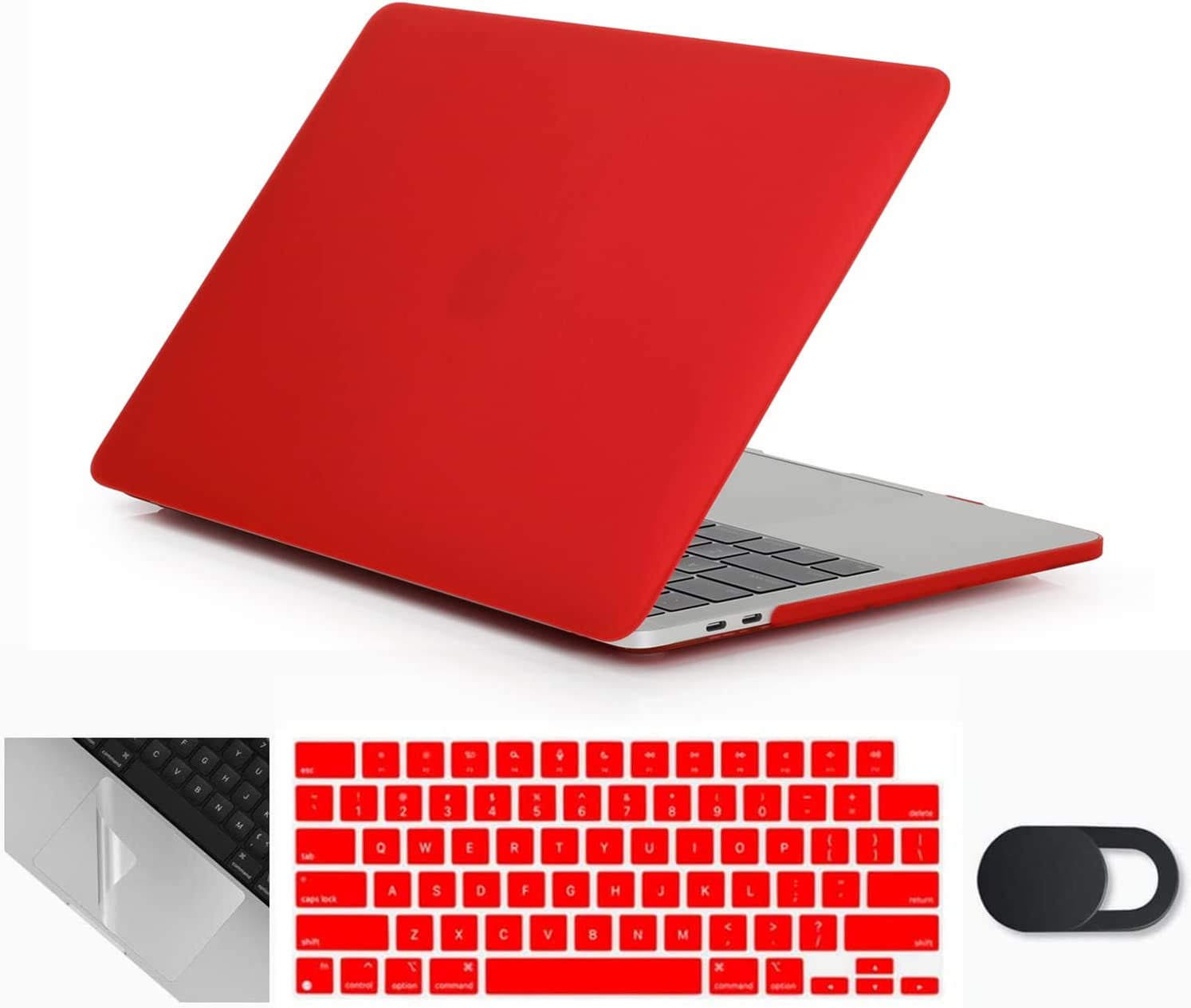 Se7enline Hard Case For MacBook Pro 15 Inch (2016-2019 A1707/A1990) - Matte Frost Finish With Keyboard Cover