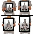 thumbnail image 7 of IBA Indianbeautifulart Lord Shiva Picture Frame Religious Poster Black Wall Frame Deity Photo Frame Wall Decor&nbsp;For Home/ Office/ Temple-12 x 18 Inches, 7 of 7