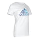 thumbnail image 2 of Playera adidas Mujer Dama Entrenamiento Mystic Fill blanco M, 2 of 8