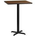 thumbnail image 5 of Flash Furniture 24'' Square Natural Laminate Table Top with 22'' x 22'' Bar Height Table Base - XU-NATTB-2424-T2222B-GG, 5 of 5