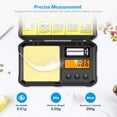 thumbnail image 2 of Digital Kitchen Scale, Food Scale with LCD Display, ORIA Portable Pocket Scale with 200g Maximum Weight, black, 2 of 9