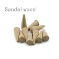 thumbnail image 1 of Xiao Hua Conos de incienso de 500 g (aproximadamente 520 unidades), con soporte para incienso, aromas naturales, para meditación, relajación y purificación espiritual, sándalo., 1 of 3