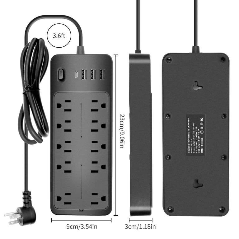 Meromore 14-In-1 Power Strip with USB-C Charging photo 6
