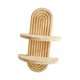 thumbnail image 1 of Estante de pared de madera estilo bohemio con arcoíris, decorativo, elegante, para guardería, resistente y flotante. 21.5cmx35cm, 1 of 9