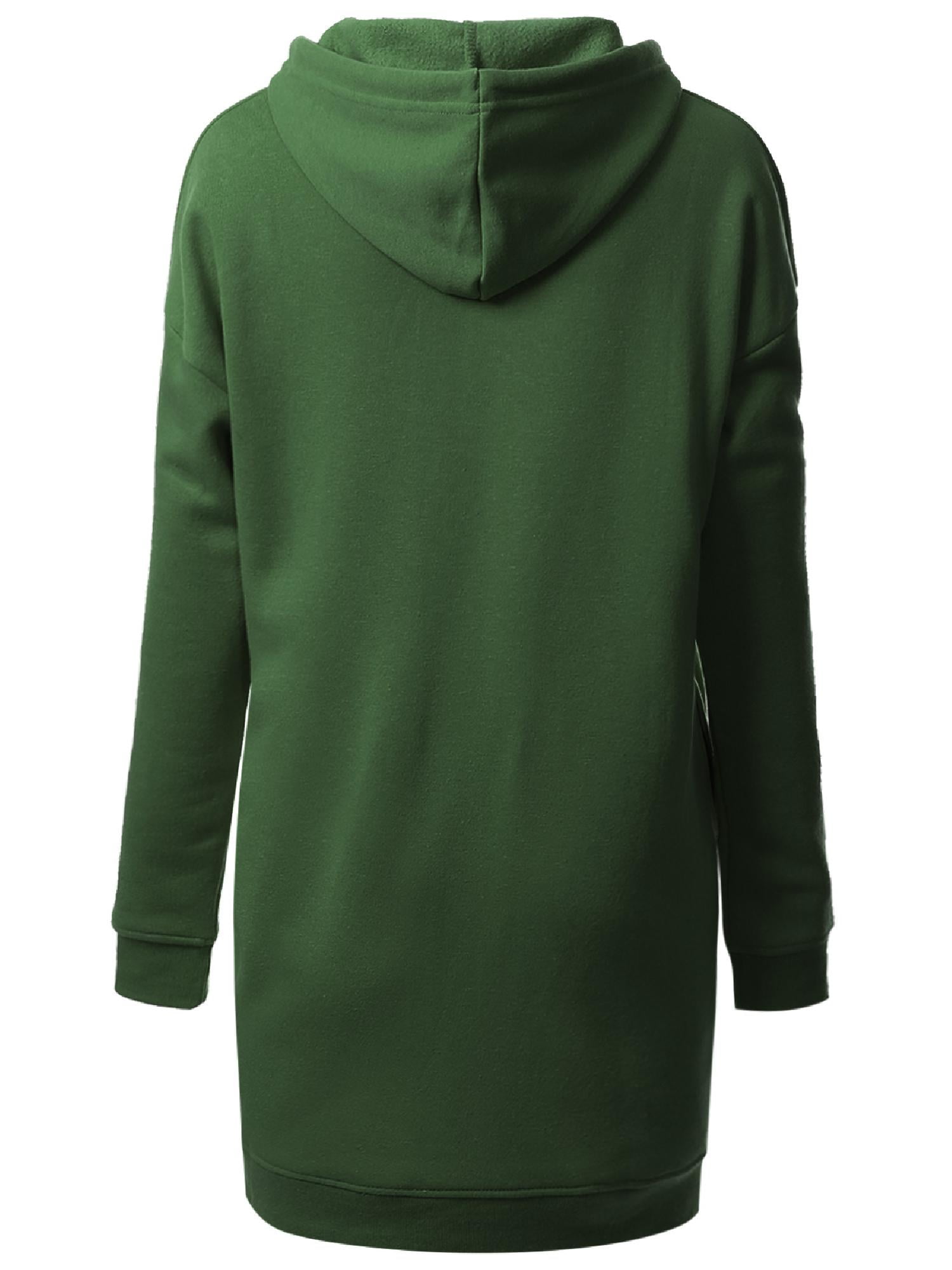 MixMatchy Women's Casual Oversized Long Sleeve Fleece Hoodie Sweatshirts Loose Hooded Pullover Tunic (S~3X)