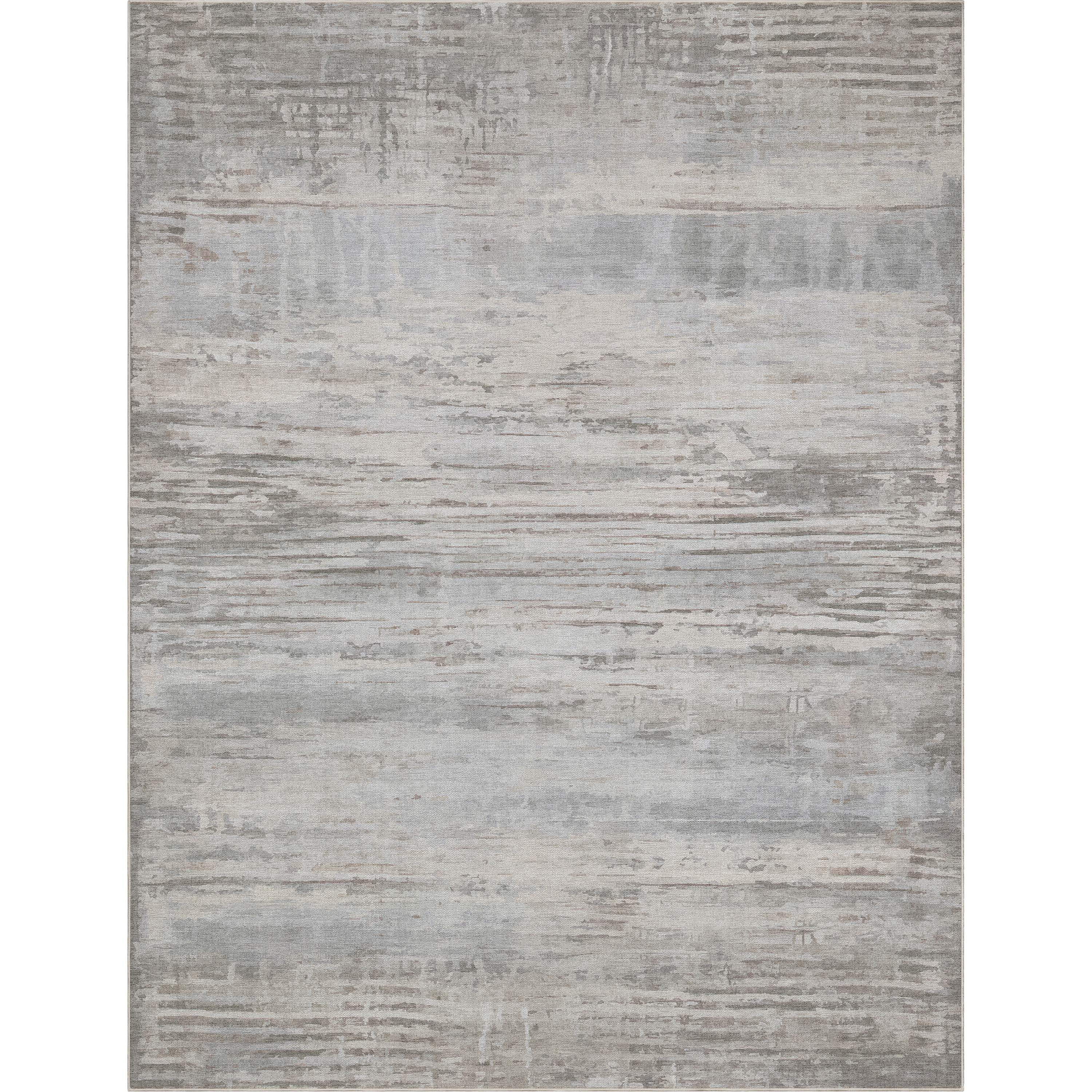 Well Woven Abstract Havana Modern Geometric Lines Flat-Weave Beige Blue 7'7" x 9'10" Area Rug