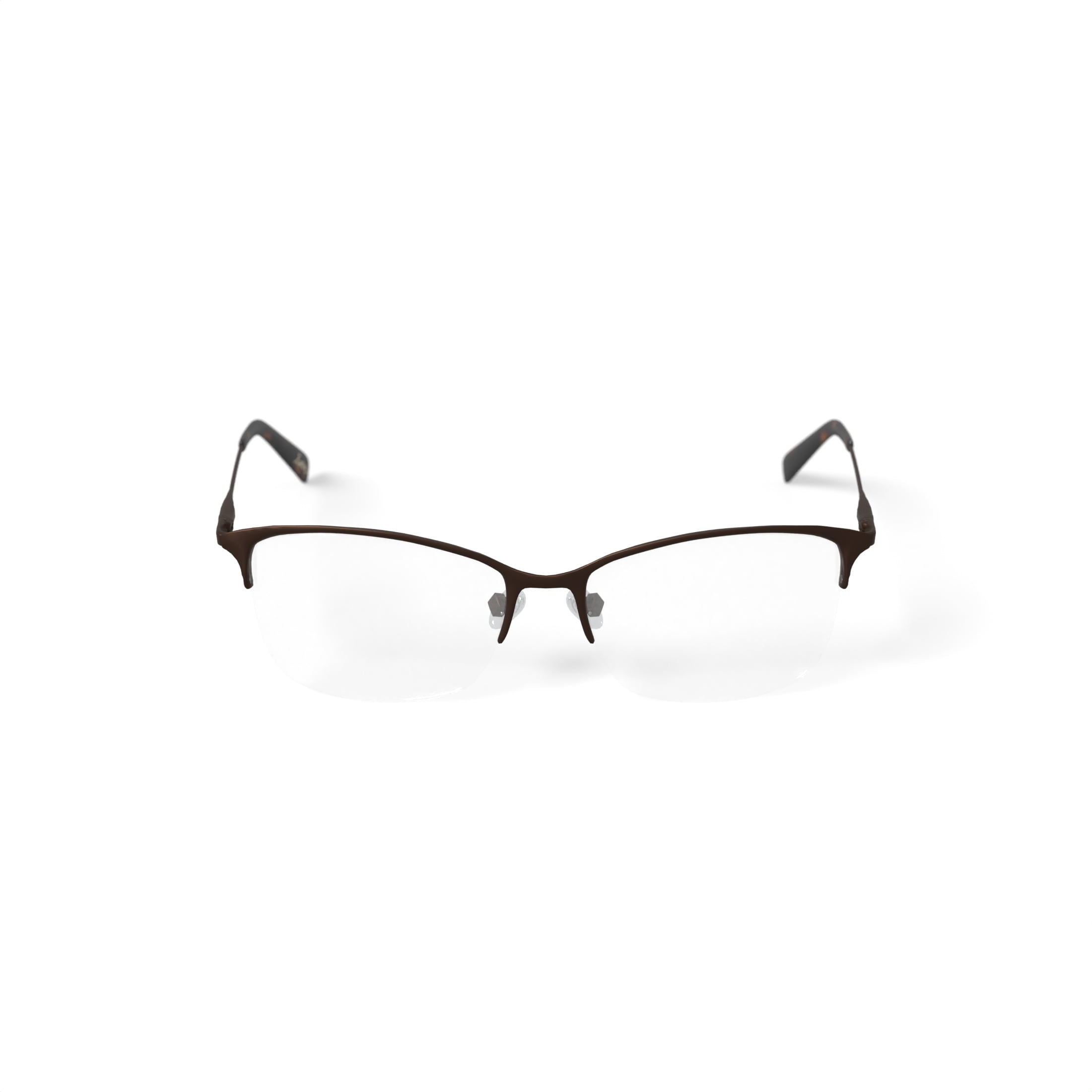 Love by Ellen DeGeneres Womens Prescripton Eyeglasses, Freret, Brown, 53-16-140, with Case