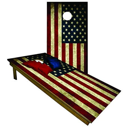 BackYardGamesUSA Regulation Cornhole Bags - 8 ACA Approved Bean Bags With Louisville Fabric