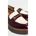 thumbnail image 6 of Sam Edelman Laurs Dark Bordeaux Round Toe Chunky Lug Sole Platform Loafers (Dark Bordeaux, 5.5), 6 of 6