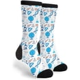 thumbnail image 1 of Unisex Casual Cotton Crazy Crew Socks - Chemistry Science DNA Socks, 1 of 5
