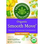 Traditional Medicinals, Organic Smooth Move Tea Bags, Chamomile, 16 Ct