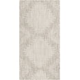 thumbnail image 2 of Unique Loom Outdoor Modern Collection Area Rug - Tambor (2' x 4' Runner Gray/Ivory), 2 of 6
