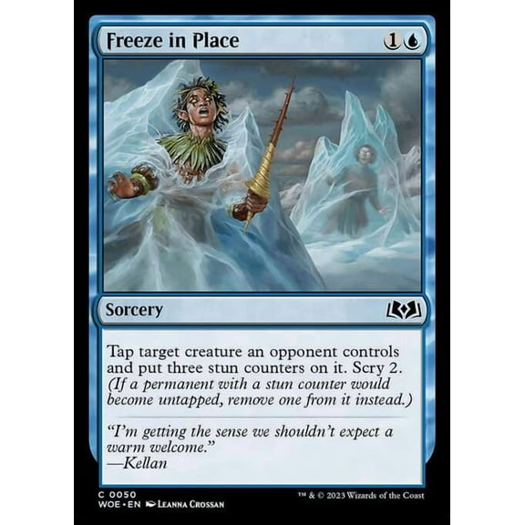 MtG Wilds of Eldraine Common Freeze in Place #50