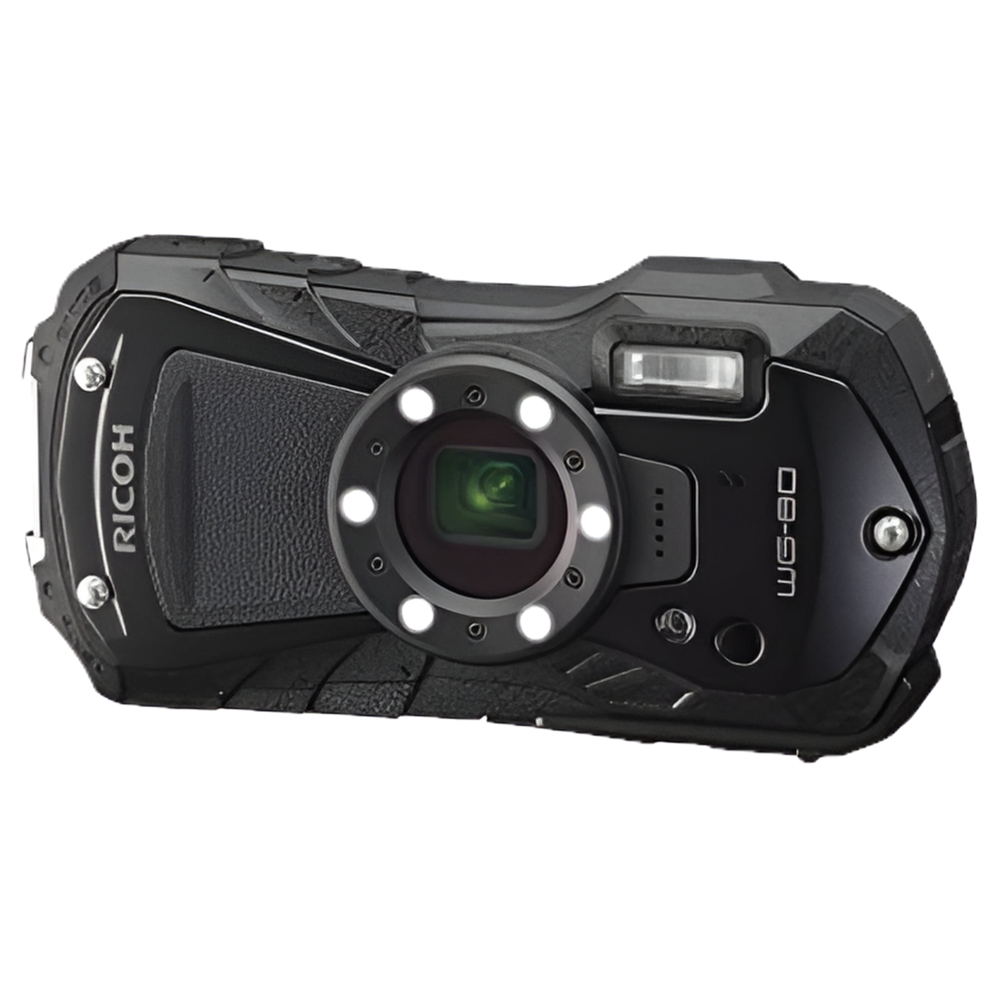 Ricoh WG-80 Black Waterproof Digital Camera Shockproof Freezeproof Crushproof 03123