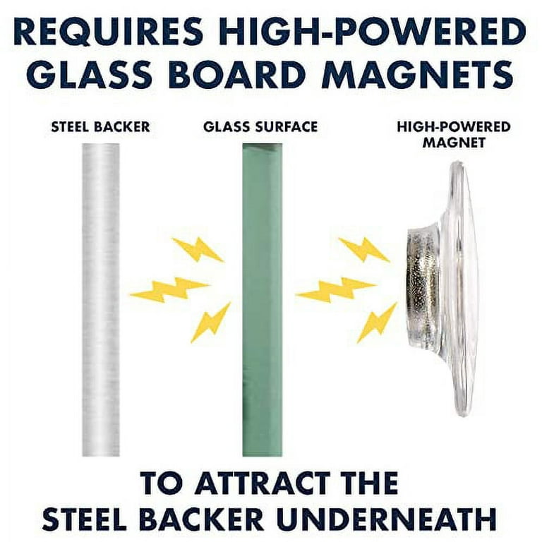Quartet Whiteboard, Glass Dry Erase Board, Magnetic, 30